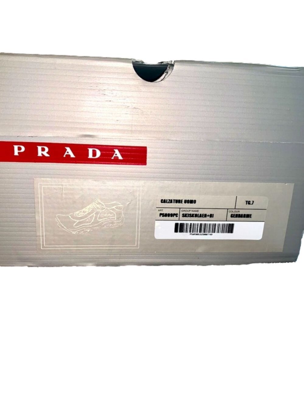 PRADA Alligator Print America Cup Sneakers - Picture 14 of 15